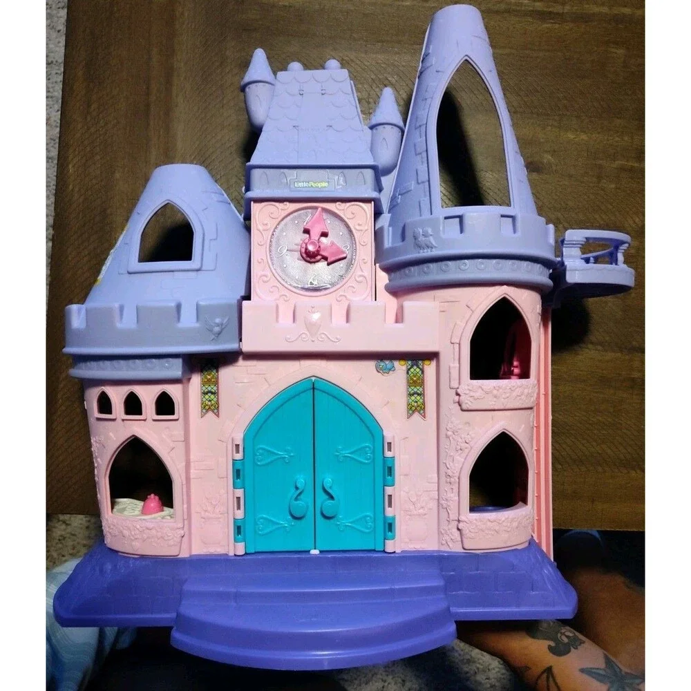 Fisher-Price Little People Disney Princess Songs Palace Castle Only~Works